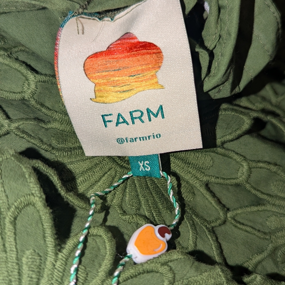 Farm Rio Green Richlieu Midi Skirt - Picture 10 of 16